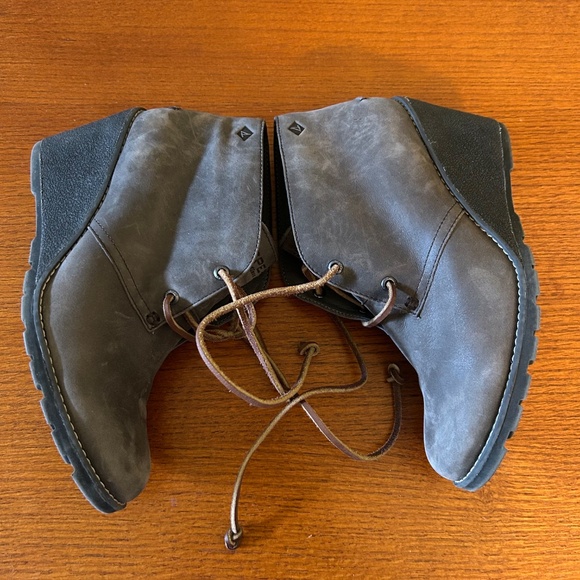 Sperry Gray Ankle Boots - Picture 6 of 7